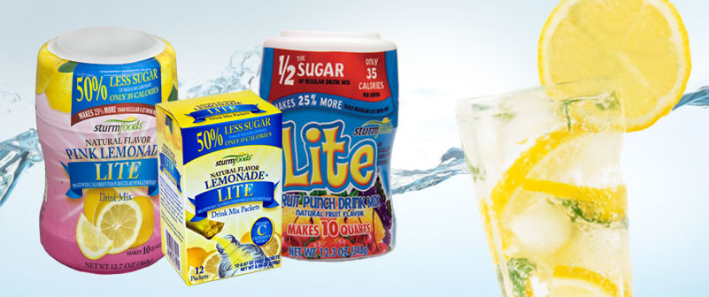 Less Sugar Drink Mixes